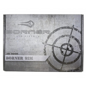 Пневматический пистолет Borner 92M (Beretta 92), кал. 4,5 мм, металл