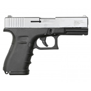 СХП Охолощенный пистолет Retay 17 Glock, кал. 9 мм, никель
