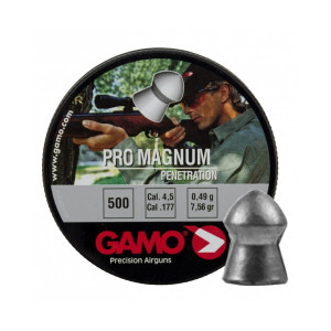 Пули Gamo Pro Magnum 4,5 мм, 0,49 грамм, 500 штук