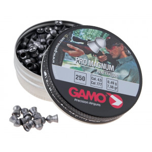 Пули Gamo Pro Magnum 4,5 мм, 0,49 грамм, 250 штук