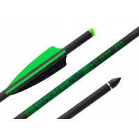 Стрела арбалетная карбоновая Centershot Toxic Carbon 20" Half Moon Nock Стрела арбалетная карбоновая Centershot Toxic Carbon 20" Half Moon Nock