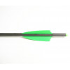 Стрела арбалетная карбоновая Centershot Toxic Carbon 20" Half Moon Nock